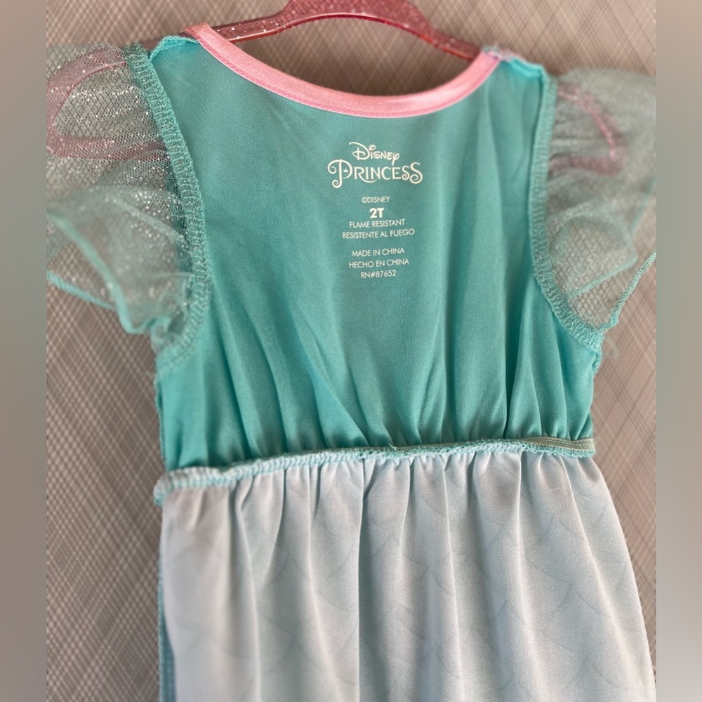 Disney Princess - Ariel teal dress-up gown Dress (Size 2t) - Picture 6 of 7